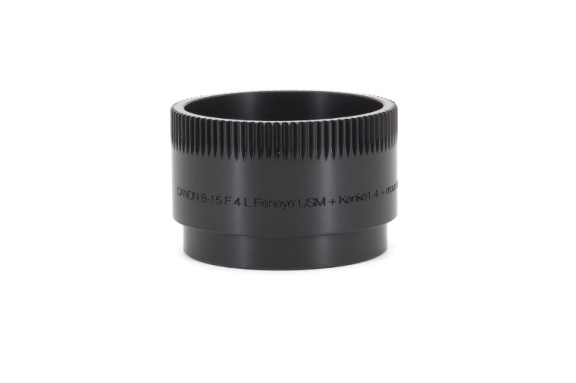 Isotta - Zoom ring for Canon EF 8-15mm f/4L Fisheye USM + Kenko TELEPLUS PRO 300 1.4X DGX + Mount adaptor RF/Ghiera zoom per Canon EF 8-15mm f/4L Fisheye USM + Kenko TELEPLUS PRO 300 1.4X DGX + Adattatore